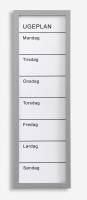 Whiteboard ugeplanner 200x600mm hvid